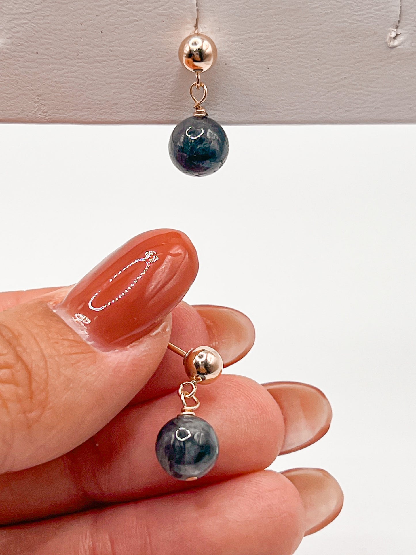 7mm Smokey Black Jade