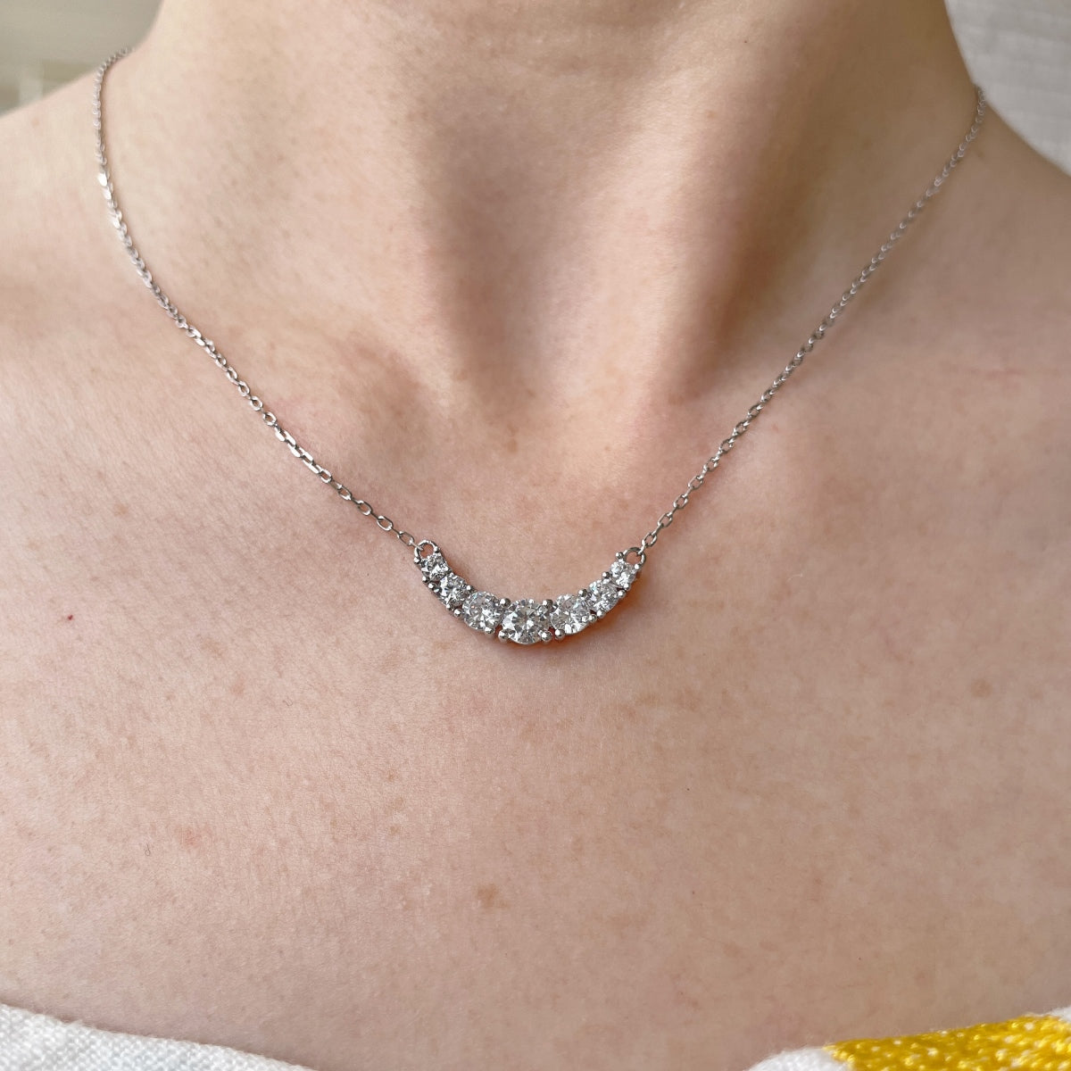 Half Swing Crystal Necklace by MDH