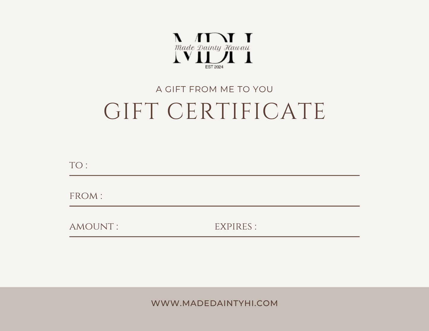 MDH Gift Cards
