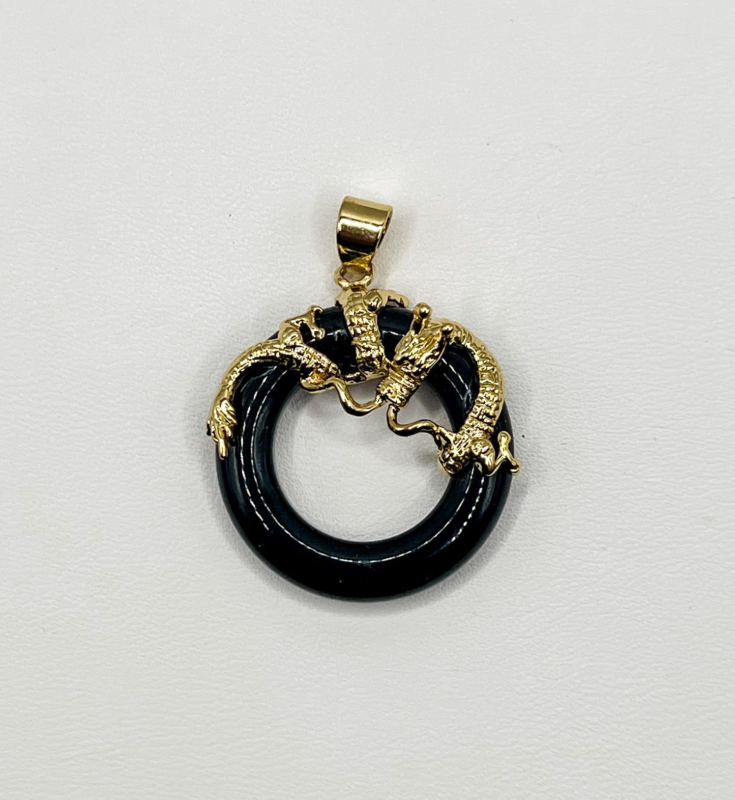 Dragon Black Ring Pendant