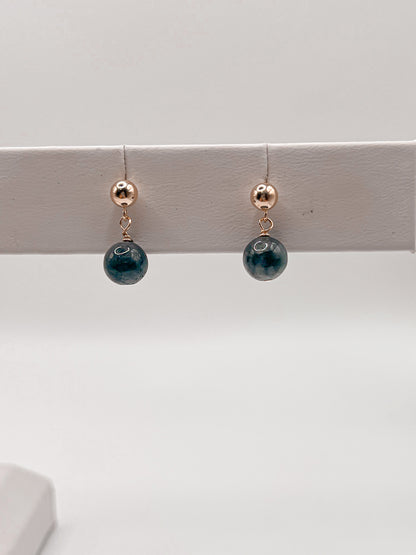 7mm Smokey Black Jade