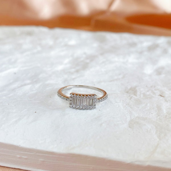 Mini Baguette Ring by MDH