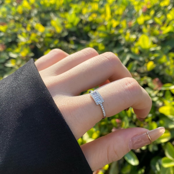 Mini Baguette Ring by MDH